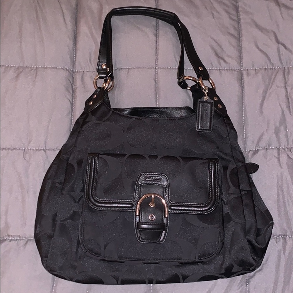 NWT Black COACH purse